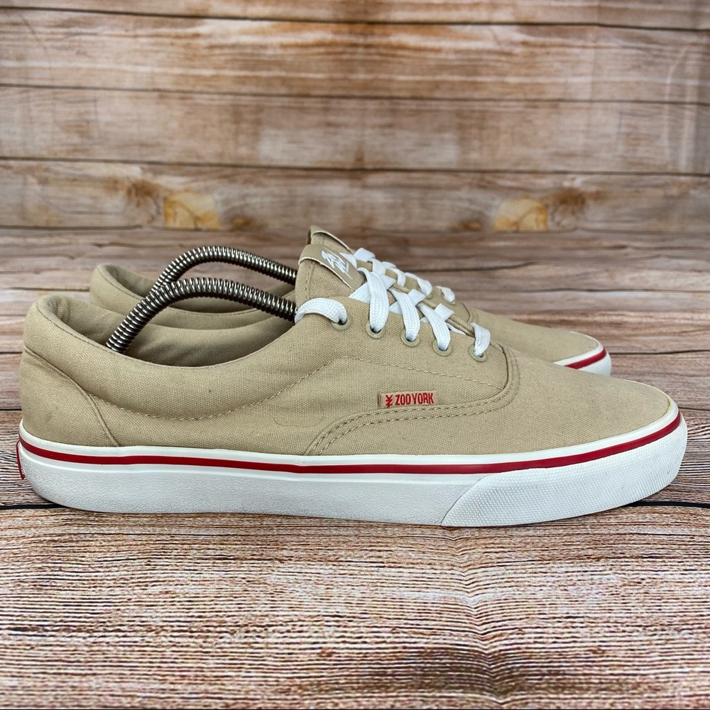 Zoo York Skateboarding Shoes Men Size 10.5 Athletic Shoes - Tan - 42190